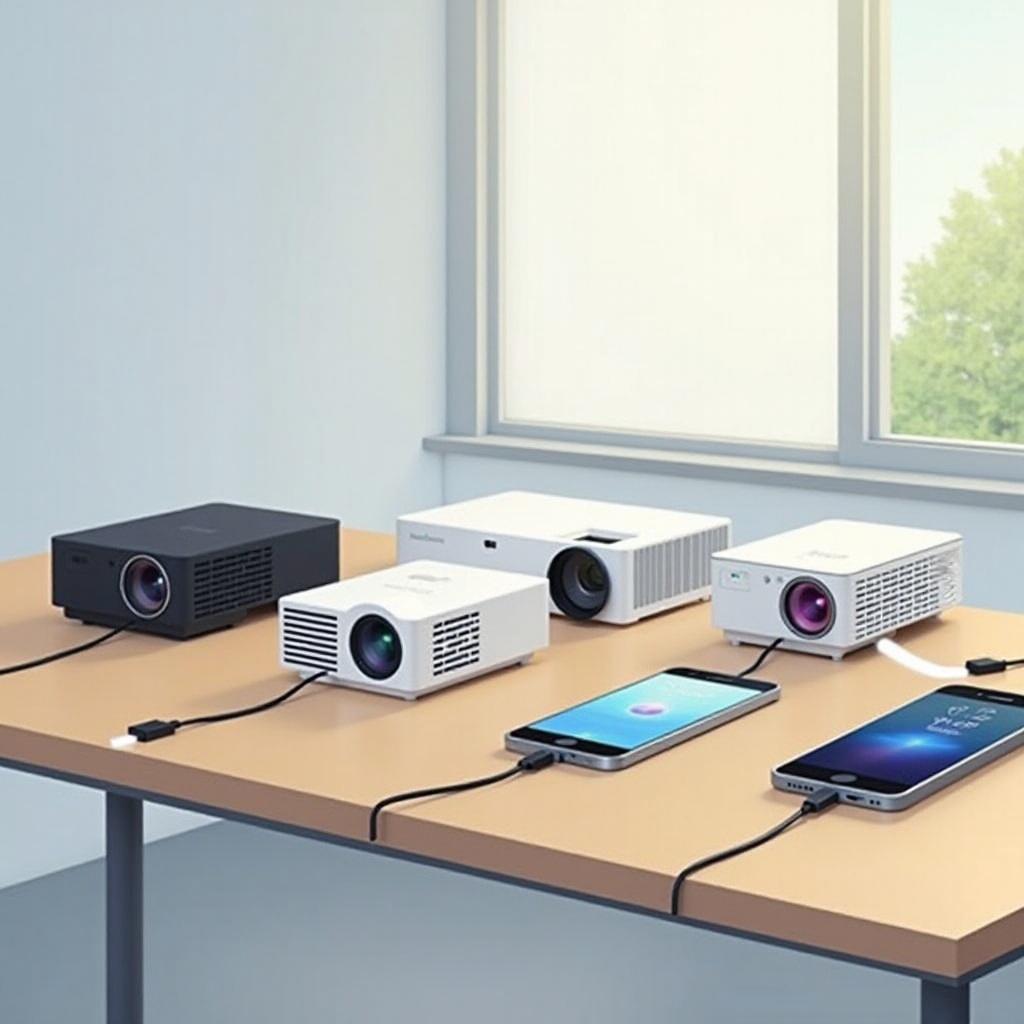 如何將智能手機連接到投影機