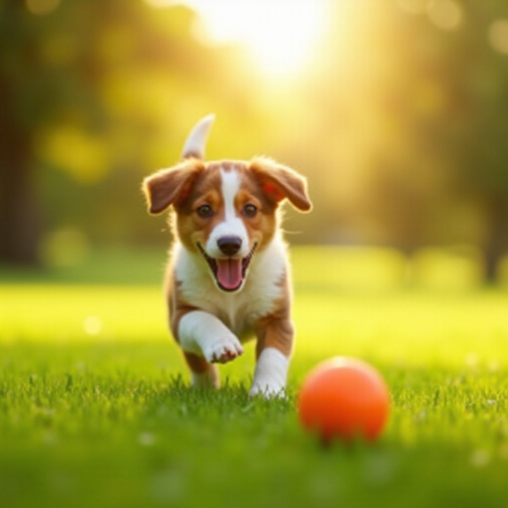 如何教小狗撿球